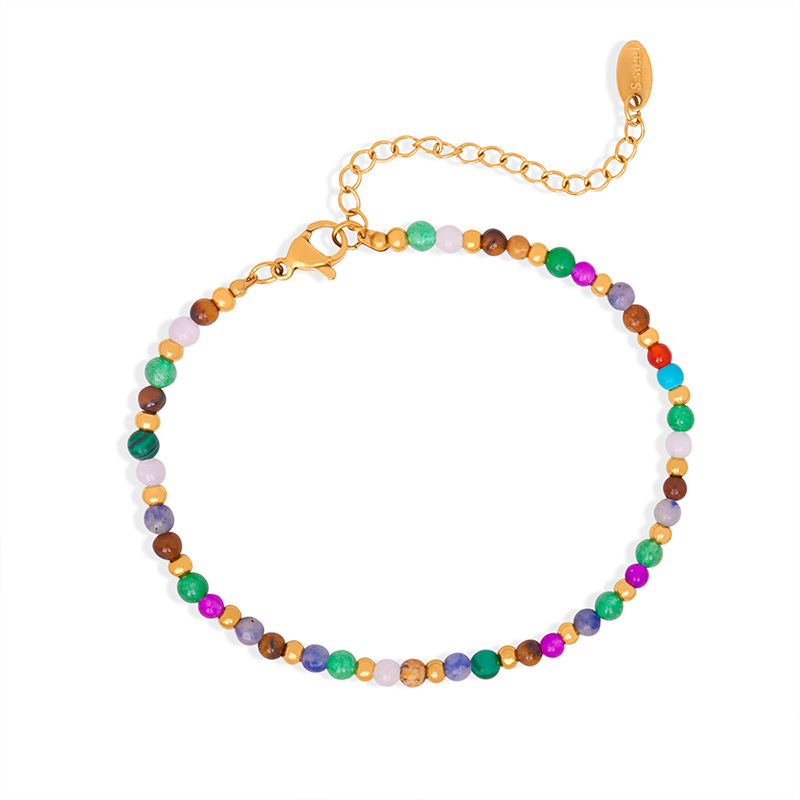 Stainless Steel Beaded Bracelet