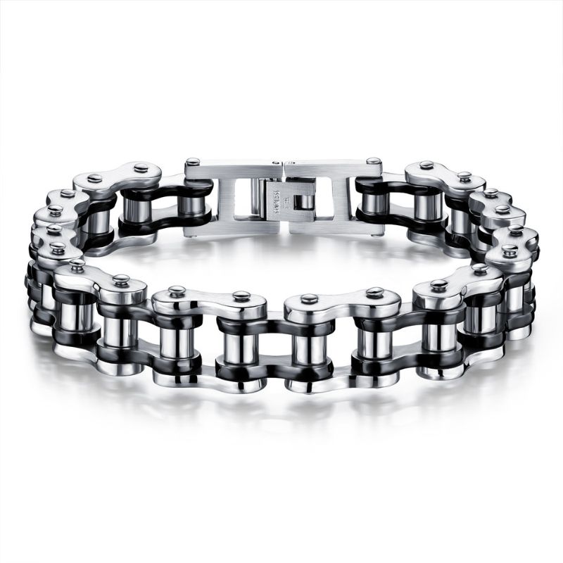 Mens Biker Chain Bracelet