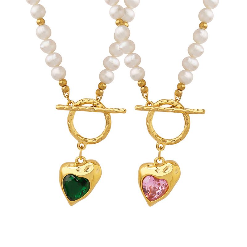 Heart Zircon Necklace