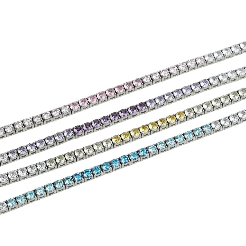 Stainless Steel Tennis Chain Necklace