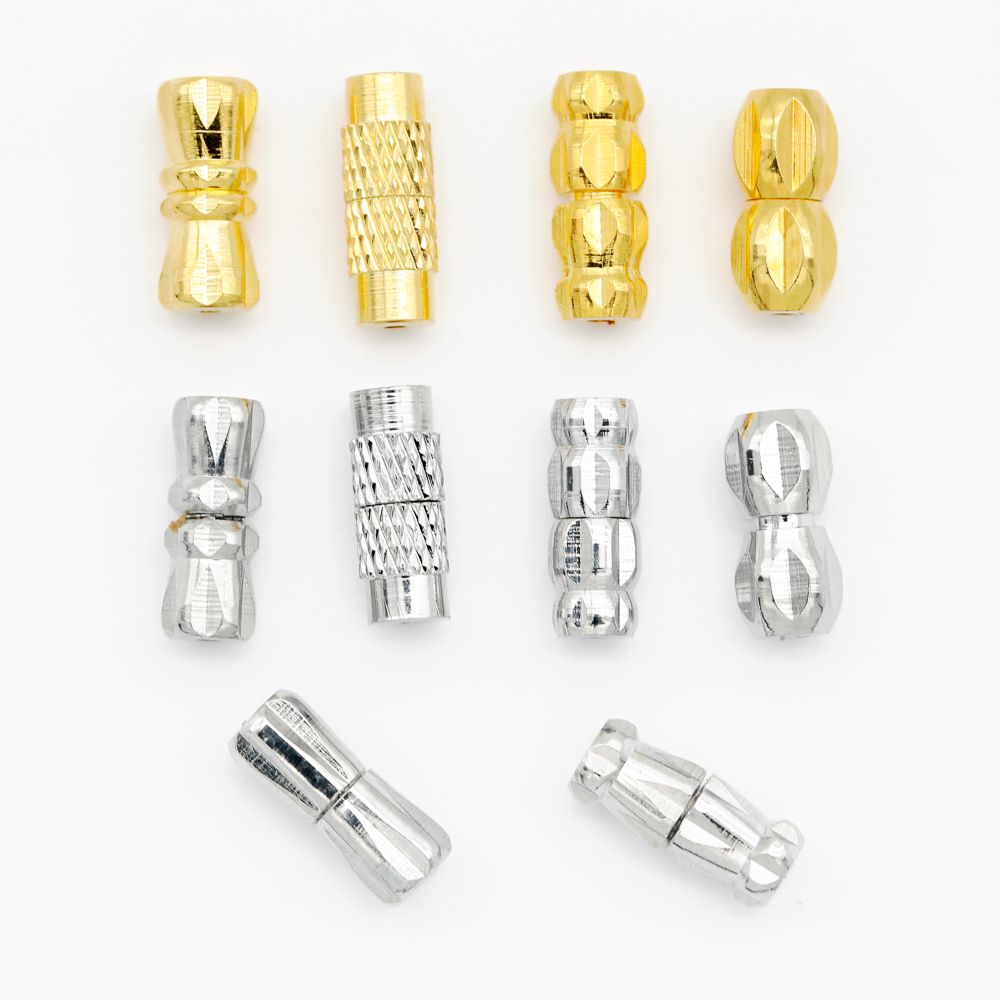 10 Types of Jewelry Clasps - A Complete Guide 7 Barrel (Screw) Clasp