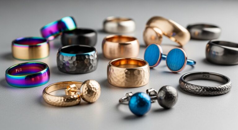 Jewelry PVD Coating Colors and surface finishes 4 Jewelry PVD coating Colors and surface finishes